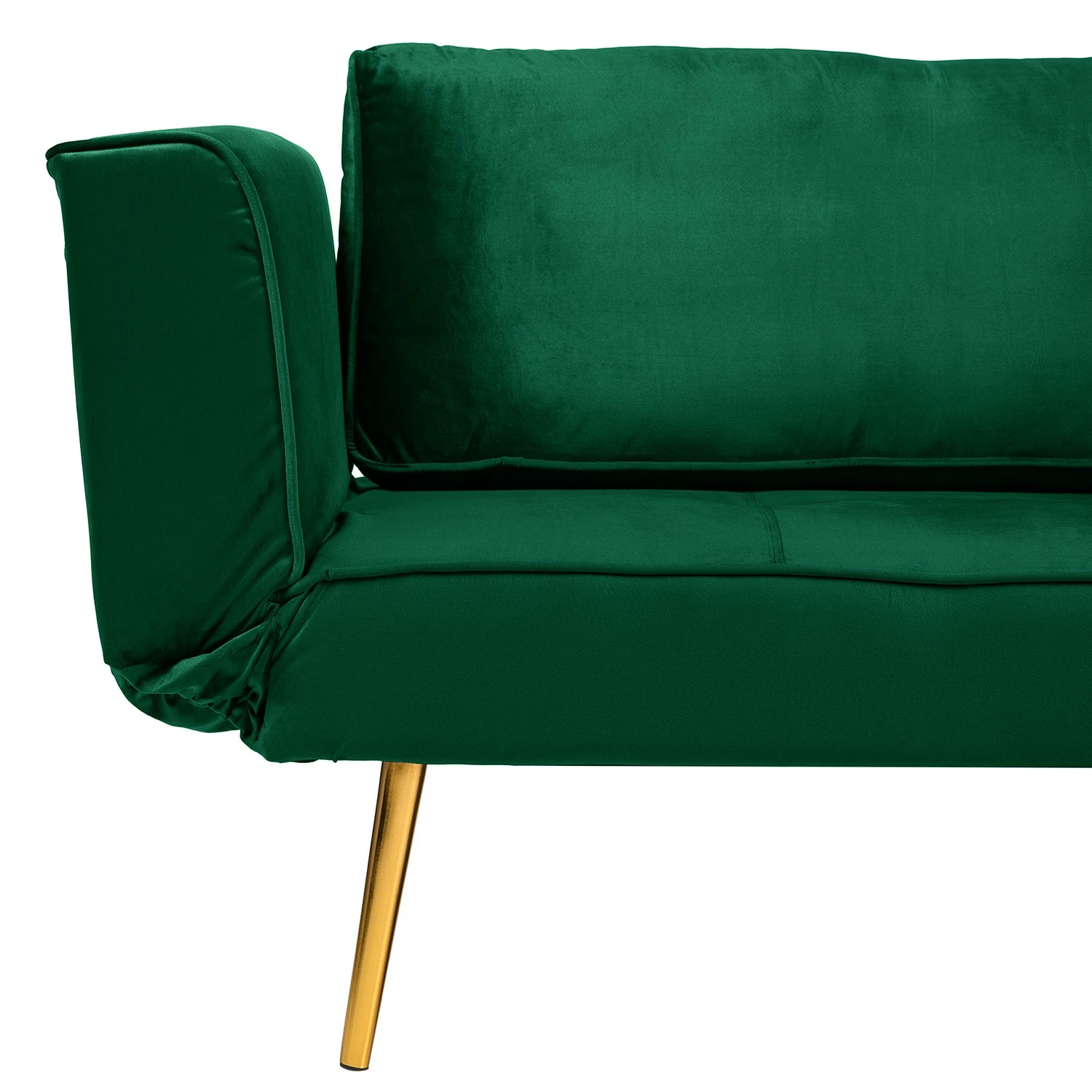 Jack & Alice Schlafsofa Behram III - Samt - Dunkelgrün 11 Jack & Alice Schlafsofa Behram III - Samt - Dunkelgrün – Bild 11