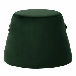 Mørteens Polsterhocker Alok - Samt - Antikgrün