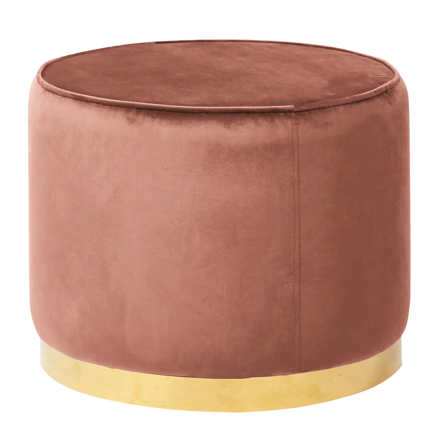 Jack & Alice Polsterhocker Velia - Samt - Mauve 3 Jack & Alice Polsterhocker Velia - Samt - Mauve – Bild 3