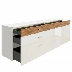 Now! by hülsta Sideboard now no. 14 - Hochglanz Weiß -Wohnzimmermöbel boutique en ligne 1000184126 190903 08150100055 DETAILS P000000001000184126