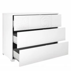 LC Spa Kommode Laussonne - Hochglanz Weiß / Matt Weiß -Wohnzimmermöbel boutique en ligne 1000184307 210323 15252501949 DETAILS P000000001000184307