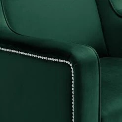 Maison Belfort Sessel Mirina I - Samt Ravi: Antikgrün - Schwarz -Wohnzimmermöbel boutique en ligne 1000184896 190903 16043200086 DETAILS P000000001000184896