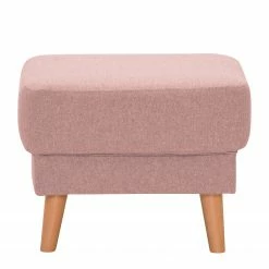 Norrwood Polsterhocker Bette II - Webstoff - Rosé -Wohnzimmermöbel boutique en ligne 1000185130 190903 16071802668 DETAILS P000000001000185130