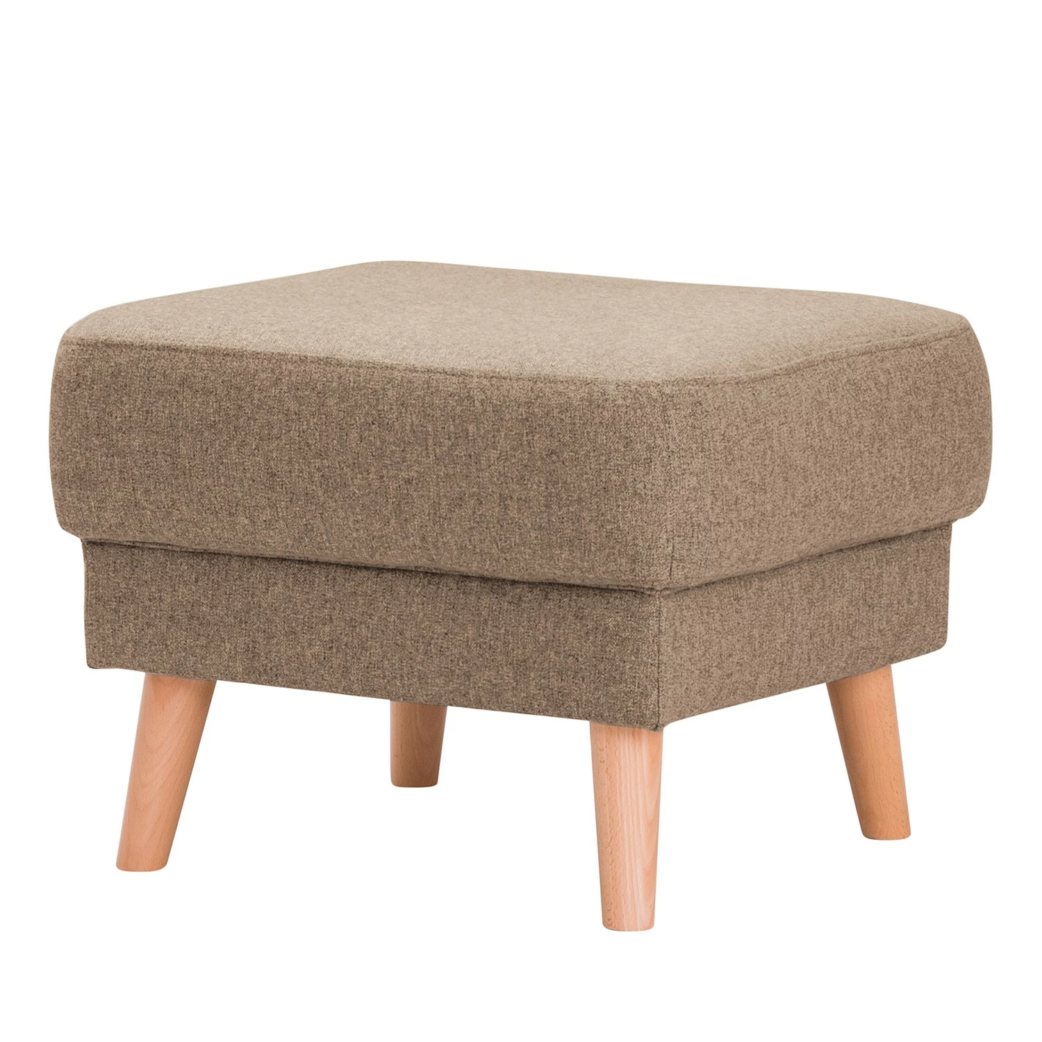 Norrwood Polsterhocker Bette I - Webstoff - Cappuccino 1 Norrwood Polsterhocker Bette I - Webstoff - Cappuccino