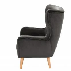 Norrwood Sofa Boyka I (2-Sitzer) - Samt Ravi: Grau -Wohnzimmermöbel boutique en ligne 1000185180 190903 16075803209 DETAILS P000000001000185180