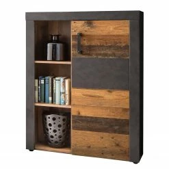 Trendteam Kommode Indy - Altholz Pinie Dekor / Vintage Grau