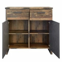 Trendteam Kommode Prime II - Altholz Pinie Dekor / Anthrazit -Wohnzimmermöbel boutique en ligne 1000185536 190905 12594200162 DETAILS P000000001000185536