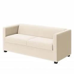 Loftscape Sofa Wilno IV (2-Sitzer) - Pigmentiertes Leder - Weiß