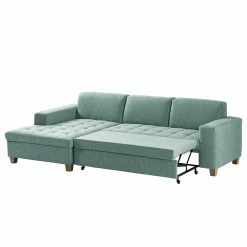 Ars Natura Ecksofa Roblin III - Webstoff - Mintgrau - Longchair davorstehend links - Schlaffunktion -Wohnzimmermöbel boutique en ligne 1000186875 210323 15282102400 DETAILS P000000001000186875