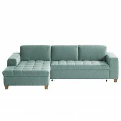 Ars Natura Ecksofa Roblin III - Webstoff - Mintgrau - Longchair davorstehend links - Schlaffunktion -Wohnzimmermöbel boutique en ligne 1000186875 210323 15282202401 DETAILS P000000001000186875