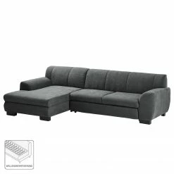 Loftscape Ecksofa Lefroy II - Webstoff - Dunkelgrau - Longchair davorstehend links - Schlaffunktion -Wohnzimmermöbel boutique en ligne 1000186909 210323 15292802599 DETAILS P000000001000186909