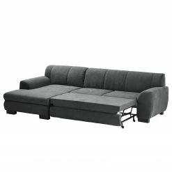 Loftscape Ecksofa Lefroy II - Webstoff - Dunkelgrau - Longchair davorstehend links - Schlaffunktion -Wohnzimmermöbel boutique en ligne 1000186909 210323 15292902600 DETAILS P000000001000186909