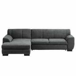 Loftscape Ecksofa Lefroy II - Webstoff - Dunkelgrau - Longchair davorstehend links - Schlaffunktion -Wohnzimmermöbel boutique en ligne 1000186909 210323 15292902601 DETAILS P000000001000186909