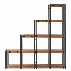 Ars manufacti Stufenregal Manchester - Akazie massiv / Metall - Akazie / Anthrazit -Wohnzimmermöbel boutique en ligne 1000187007 200212 11301100004 DETAILS P000000001000187007