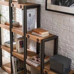 Ars manufacti Stufenregal Manchester - Akazie massiv / Metall - Akazie / Anthrazit -Wohnzimmermöbel boutique en ligne 1000187007 200319 06285600011 DETAILS P000000001000187007