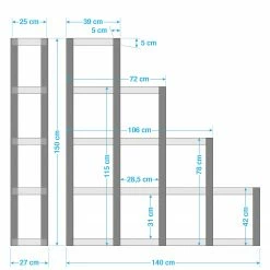 Ars manufacti Stufenregal Manchester - Akazie massiv / Metall - Akazie / Anthrazit -Wohnzimmermöbel boutique en ligne 1000187007 200506 16090600003 SKETCH DETAILS P000000001000187007 sketch