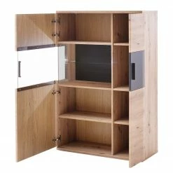 Naturoo Highboard Callington II - Balkeneiche Dekor / Anthrazit -Wohnzimmermöbel boutique en ligne 1000187541 190920 09480100011 DETAILS P000000001000187541