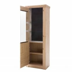 Naturoo Standvitrine Mendes - Balkeneiche Dekor / Anthrazit -Wohnzimmermöbel boutique en ligne 1000187573 190920 09480700080 DETAILS P000000001000187573