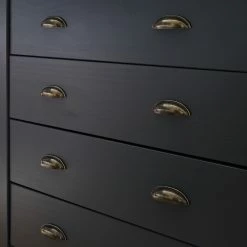 Maison Belfort Kommode Rivery II - Kiefer massiv - Anthrazit -Wohnzimmermöbel boutique en ligne 1000187578 200312 14522700022 DETAILS P000000001000187578