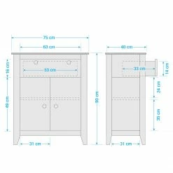 Maison Belfort Kommode Belleria III - Kiefer massiv / Wiener Geflecht - Hellolivgrün 27 Maison Belfort Kommode Belleria III - Kiefer massiv / Wiener Geflecht - Hellolivgrün -Wohnzimmermöbel boutique en ligne 1000187602 200214 06021600026 SKETCH DETAILS P000000001000187602 sketch