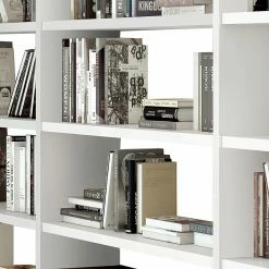 Loftscape Bücherregal Empire - Cremeweiß - Höhe: 221 cm - Breite: 276 cm -Wohnzimmermöbel boutique en ligne 1000188192 190925 11273400010 DETAILS P000000001000188192