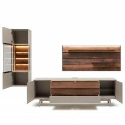 GWINNER Wohnkombination Misano I (3-teilig) - Saharagrau / Balkeneiche - Mit Beleuchtung 9 GWINNER Wohnkombination Misano I (3-teilig) - Saharagrau / Balkeneiche - Mit Beleuchtung -Wohnzimmermöbel boutique en ligne 1000188654 190926 16594000038 DETAILS P000000001000188654