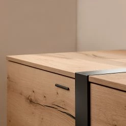 GWINNER Sideboard Style - Echtholzfurnier / Metall - Eiche / Anthrazit -Wohnzimmermöbel boutique en ligne 1000188721 190926 06085100030 DETAILS P000000001000188721