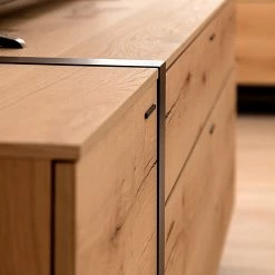 GWINNER TV-Lowboard Style II - Echtholzfurnier / Metall - Eiche / Anthrazit -Wohnzimmermöbel boutique en ligne 1000188728 190926 06090100046 DETAILS P000000001000188728