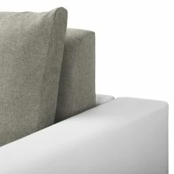 Fredriks Schlafsofa Latina XXI - Kunstleder / Flachgewebe - Weiß / Grau - Breite: 150 cm -Wohnzimmermöbel boutique en ligne 1000188969 191203 11543700429 DETAILS P000000001000188969