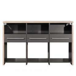 Germania Aktenregal Eugene - Anthrazit / Nussbaum Dekor -Wohnzimmermöbel boutique en ligne 1000189458 191113 10262600011 DETAILS P000000001000189458