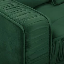 Jack & Alice Ecksofa Machado - Dunkelgrün - Longchair davorstehend rechts -Wohnzimmermöbel boutique en ligne 1000189523 191011 18363300803 DETAILS P000000001000189523