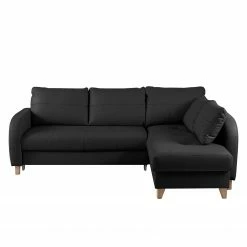 Loftscape Ecksofa Monserrat - Echtleder / Kunstleder - Schwarz - Longchair davorstehend rechts - Schlaffunktion -Wohnzimmermöbel boutique en ligne 1000189575 191016 15025600162 DETAILS P000000001000189575