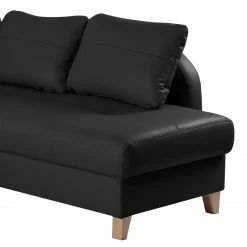 Loftscape Ecksofa Monserrat - Echtleder / Kunstleder - Schwarz - Longchair davorstehend rechts - Schlaffunktion -Wohnzimmermöbel boutique en ligne 1000189575 191016 15025600164 DETAILS P000000001000189575