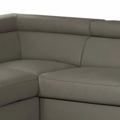 Loftscape Ecksofa Martinez - Echtleder / Kunstleder - Schlamm - Ottomane davorstehend links - Schlaffunktion - Bettkasten -Wohnzimmermöbel boutique en ligne 1000189599 191016 15034300395 DETAILS P000000001000189599