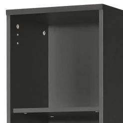 Furnitive Aktenregal Buzy - Hochglanz Weiß / Anthrazit -Wohnzimmermöbel boutique en ligne 1000191311 191031 16045300015 DETAILS P000000001000191311