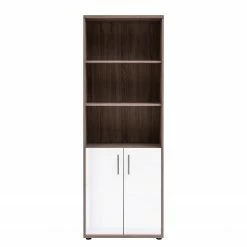 Furnitive Regal Arcon II - Trüffeleiche Dekor / Hochglanz Weiß -Wohnzimmermöbel boutique en ligne 1000191349 191031 16045900129 DETAILS P000000001000191349