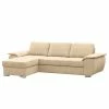Fredriks Ecksofa Labate - Webstoff - Beige - Longchair davorstehend links