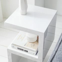 Loftscape Beistelltisch Snake - Hochglanz Weiß -Wohnzimmermöbel boutique en ligne 1000191823 201001 07175400002 DETAILS P000000001000191823
