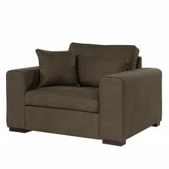 Ridgevalley XXL-Sessel Randan III - Webstoff - Bisonbraun