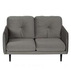 Norrwood Sofa Pigna (2-Sitzer) - Webstoff - Samt Ravi: Taupe -Wohnzimmermöbel boutique en ligne 1000192228 191128 11111600820 DETAILS P000000001000192228