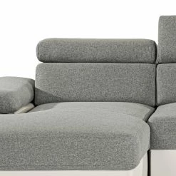 Loftscape Ecksofa Sully - Kunstleder / Webstoff - Weiß / Hellgrau - Longchair davorstehend links 19 Loftscape Ecksofa Sully - Kunstleder / Webstoff - Weiß / Hellgrau - Longchair davorstehend links -Wohnzimmermöbel boutique en ligne 1000192268 191128 11115401233 DETAILS P000000001000192268