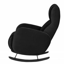 Norrwood Schaukelsessel Vains I - Samt - Samt Ravi: Schwarz -Wohnzimmermöbel boutique en ligne 1000192825 191204 13413900244 DETAILS P000000001000192825