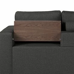 Loftscape Ecksofa Woodway I - Webstoff - Schwarz - Ottomane davorstehend rechts - Tablett -Wohnzimmermöbel boutique en ligne 1000192949 191204 13432201319 DETAILS P000000001000192949