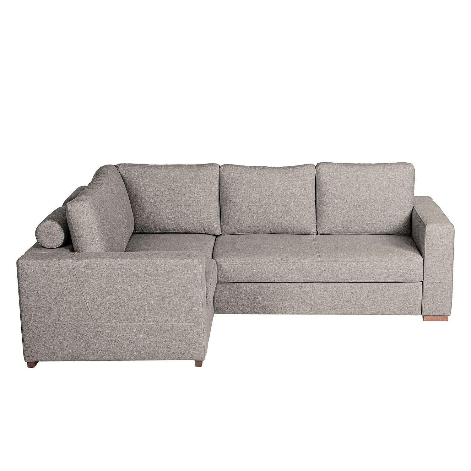 Loftscape Ecksofa Woodway II - Webstoff - Grau - Ottomane davorstehend links - Tablett 5 Loftscape Ecksofa Woodway II - Webstoff - Grau - Ottomane davorstehend links - Tablett – Bild 5