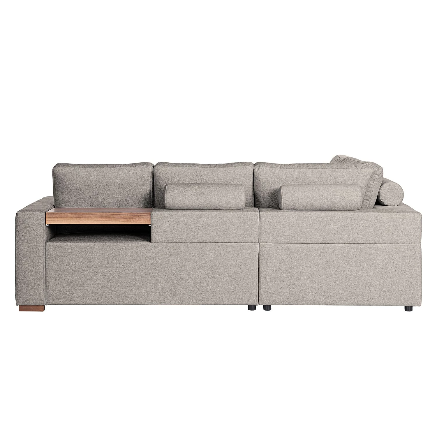 Loftscape Ecksofa Woodway II - Webstoff - Grau - Ottomane davorstehend links - Tablett 7 Loftscape Ecksofa Woodway II - Webstoff - Grau - Ottomane davorstehend links - Tablett – Bild 7