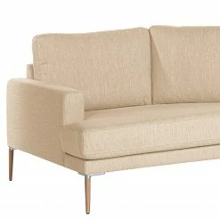 Norrwood Ecksofa Sauvo I - Samt - Webstoff Meara: Beige - Longchair davorstehend links -Wohnzimmermöbel boutique en ligne 1000193056 191204 13441902664 DETAILS P000000001000193056