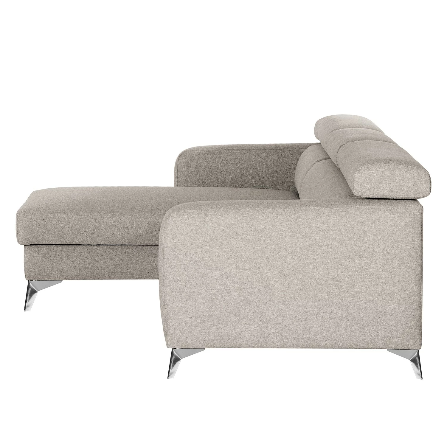 Loftscape Ecksofa Nonza I - Webstoff - Kaschmir - Longchair davorstehend links 5 Loftscape Ecksofa Nonza I - Webstoff - Kaschmir - Longchair davorstehend links – Bild 5