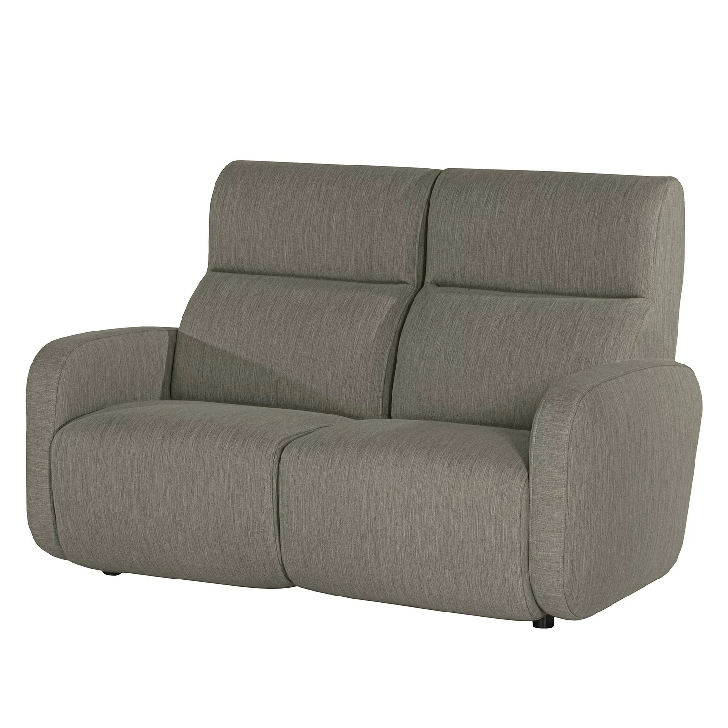 Loftscape Sofa Mezin I (2-Sitzer) - Samt - Webstoff Meara: Grau 1 Loftscape Sofa Mezin I (2-Sitzer) - Samt - Webstoff Meara: Grau