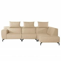 Loftscape Ecksofa Manot II - Webstoff - Beige - Ottomane davorstehend rechts - Sitztiefenverstellung -Wohnzimmermöbel boutique en ligne 1000193945 191212 16470901403 DETAILS P000000001000193945