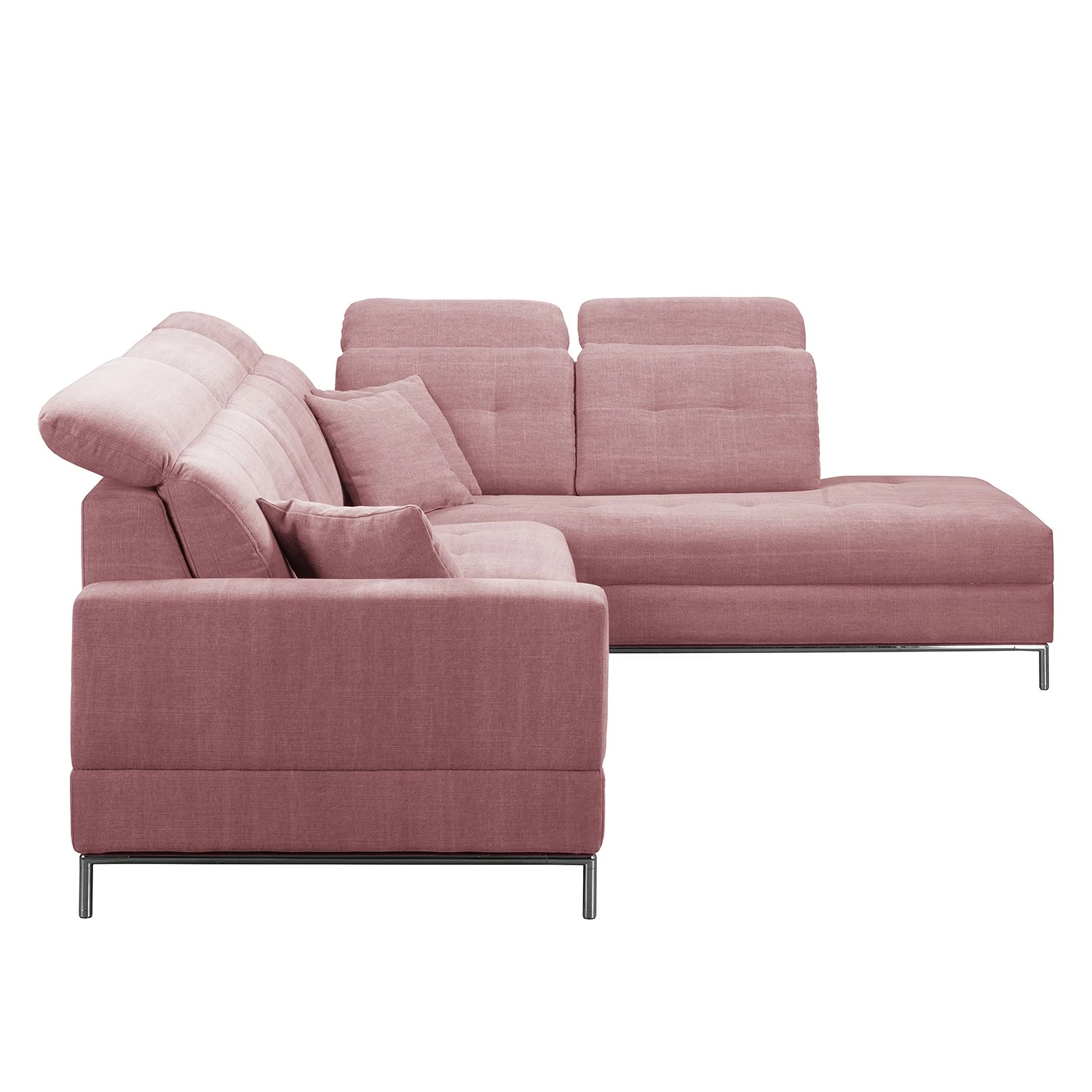 Fredriks Ecksofa Raisio - Webstoff - Mauve - Ottomane davorstehend rechts 4 Fredriks Ecksofa Raisio - Webstoff - Mauve - Ottomane davorstehend rechts – Bild 4